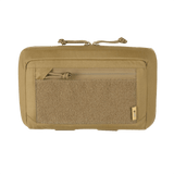 M-Tac Admin Pouch Large Elite Gen.II Cordura 500D:stä AquaGuard-vetoketjulla ja Velcro-paneelilla patcheille; sopii pienten tavaroiden säilytykseen.