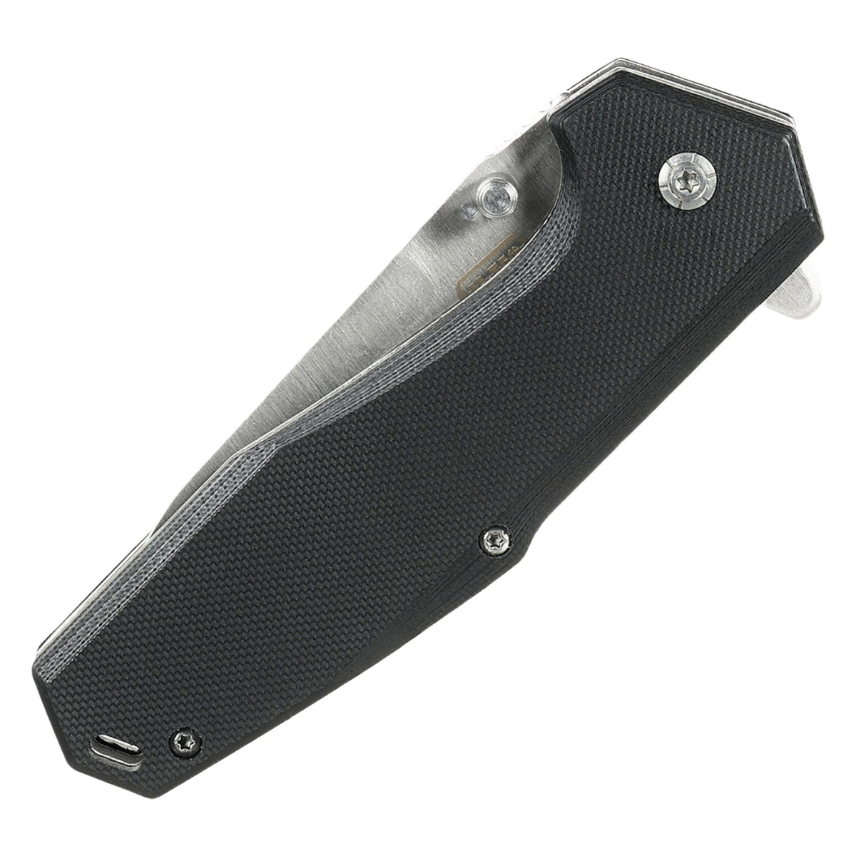 M-Tac Outdoor & Militær taitettava veitsi - Type 5 alumiinikahvalla ja G10-komposiitilla, taitettuna