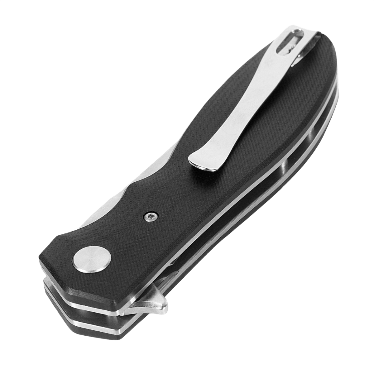 M-Tac Outdoor & Militær taittoveitsi - Type 6, musta G10-komposiittikahva.