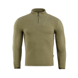 M-Tac Delta Fleece -takki oliivinvihreänä, täydellinen ulkoiluun, mukana peukalonreiät lisämukavuutta varten, valmistettu 190 g/m² fleecestä