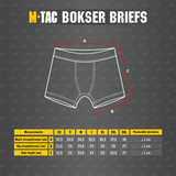M-Tac Herre Boxer 93/7 kokotaulukko vyötärölle, lantiolle ja sivupituudelle.