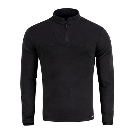 M-Tac Delta Polartec fleece-takki mustana, valmistettu kevyestä ja lämpimästä Polartec® Micro Series -fleecestä, sopii kylmiin päiviin.
