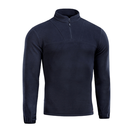 M-Tac Delta Polartec -fleece-takki tummansinisenä, Polartec® Micro Series -fleecestä, puolivetoketjulla.