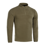 M-Tac Delta Polartec -fleece-takki oliivinvärisenä, valmistettu 100 % polyesteristä Polartec® Micro Series -fleecestä.
