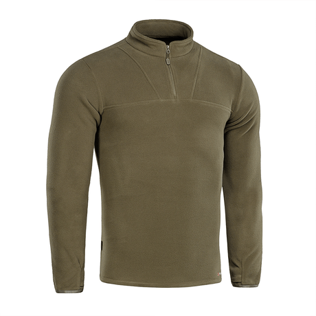 M-Tac Delta Polartec -fleece-takki oliivinvärisenä, valmistettu 100 % polyesteristä Polartec® Micro Series -fleecestä.