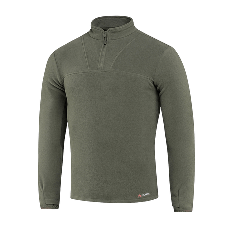 M-Tac Delta Polartec fleece-takki oliivinvihreä, puolivetoketjulla, valmistettu Polartec® Micro Series -fleecestä lämmöksi ja mukavuudeksi.