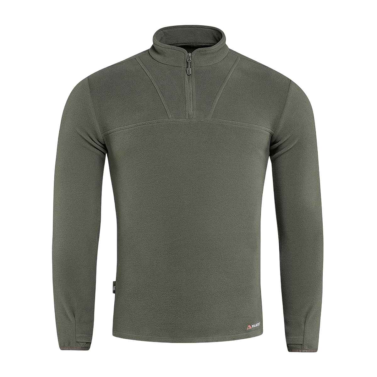 M-Tac Delta Polartec fleece-takki oliivinvärinen, puolivetoketjulla ja hengittävällä, lämpimällä Polartec® Micro Series -fleecellä.
