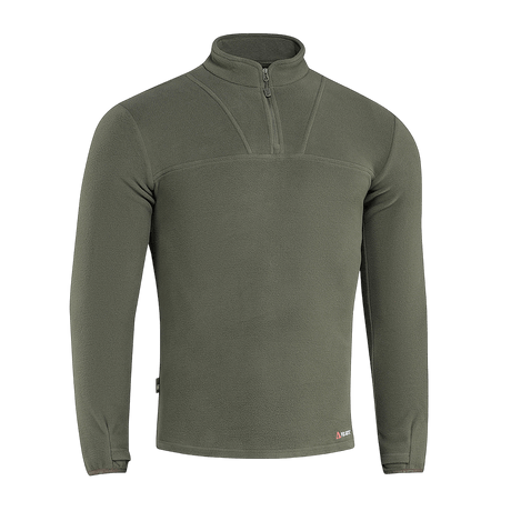 M-Tac Delta Polartec fleece-takki puolivetoketjulla oliivinvihreä, valmistettu lämpimästä ja kulutusta kestävästä Polartec® Micro Series -fleecestä.
