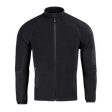 M-Tac Polartec Sport -fleecatakki mustana, valmistettu Polartec® 200 Series -fleecestä.