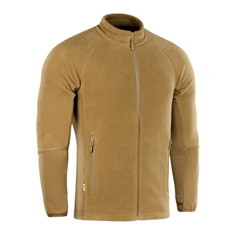 M-Tac Polartec Sport -fleecatakki ruskeana, moderni muotoilu ja toiminnallisuus.