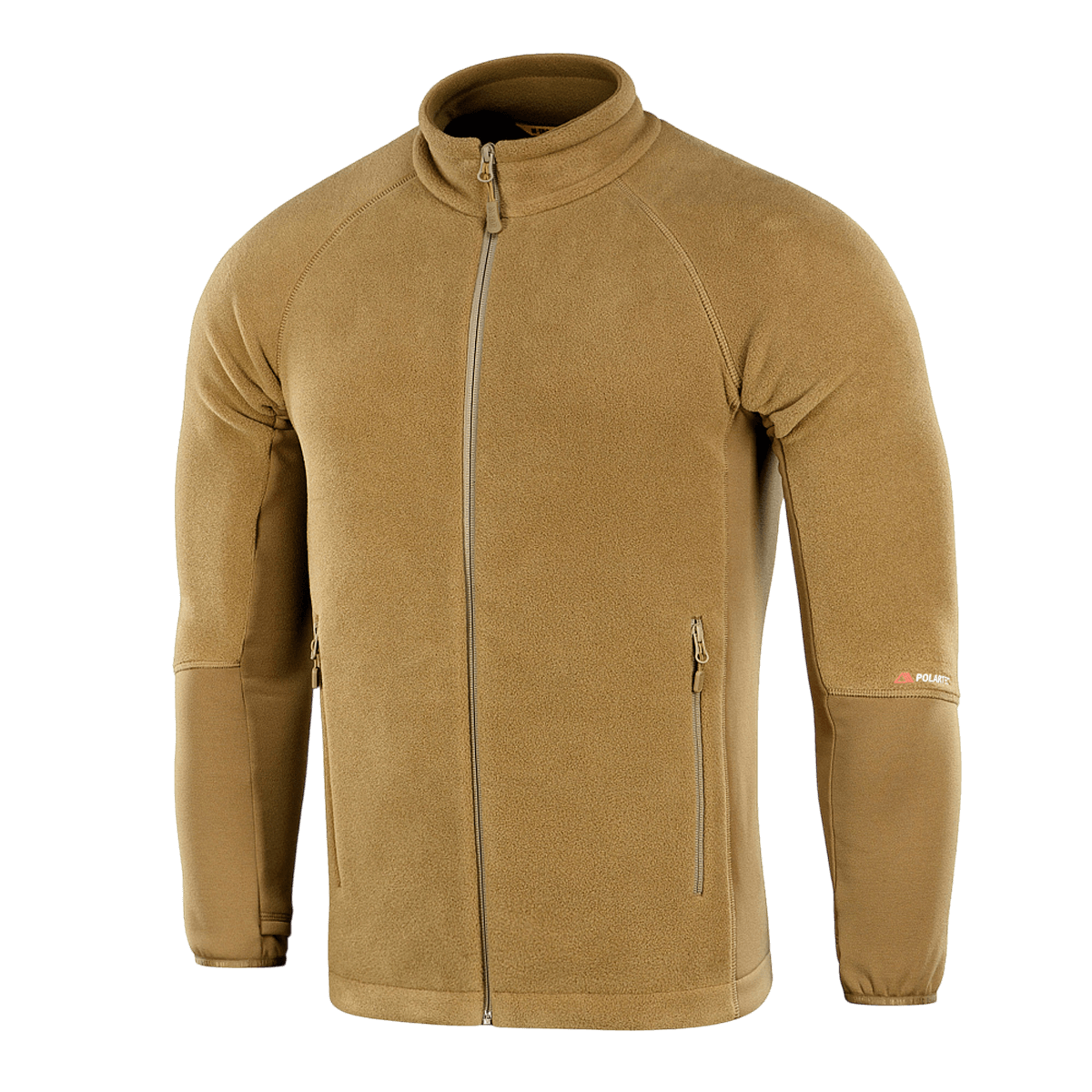 M-Tac Polartec Sport Fleecejakke ruskeana, käytännöllinen fleecetakki ulkokäyttöön, valmistettu lämmöneristävästä Polartec® 200 Series -materiaalista