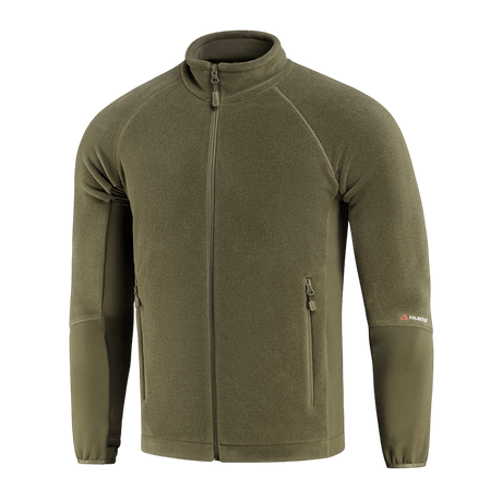 M-Tac Polartec Sport -fleecatakki oliivinvihreänä, valmistettu Polartec® 200 Series -fleecestä vaihto- ja kylmään säähän.