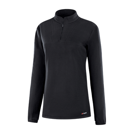M-Tac Delta Polartec -naisten fleece-takki mustana, moderni naisten fleecetakki, valmistettu Polartec® Micro Series -fleecestä optimaalista lämpöä varten.