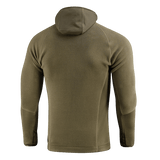 M-Tac Polartec Sport -huppari takaa nähtynä, valmistettu lämmöneristävästä ja hengittävästä Polartec®-materiaalista, ihanteellinen urheiluun ja vapaa-aikaan.