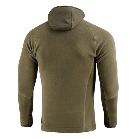 M-Tac Polartec Sport -huppari takaa nähtynä, valmistettu lämmöneristävästä ja hengittävästä Polartec®-materiaalista, ihanteellinen urheiluun ja vapaa-aikaan.