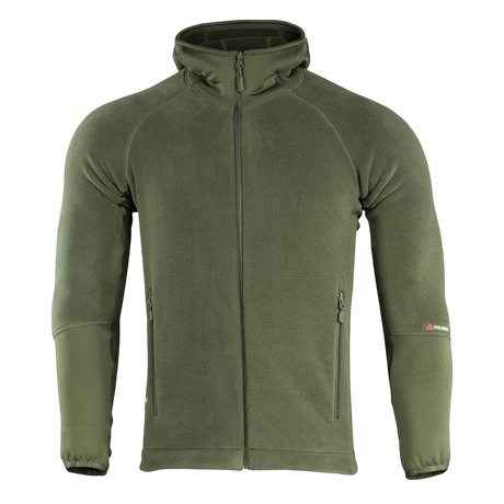 M-Tac Polartec Sport -huppari vihreänä, erinomainen lämmöneristys ja hengittävyys, valmistettu kehittyneestä Polartec®-materiaalista.
