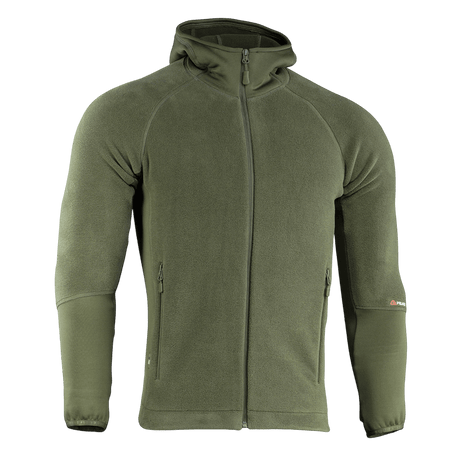 M-Tac Polartec Sport -huppari oliivinvihreänä, korkea lämmöneristys ja hengittävyys, valmistettu kehittyneestä Polartec®-materiaalista.