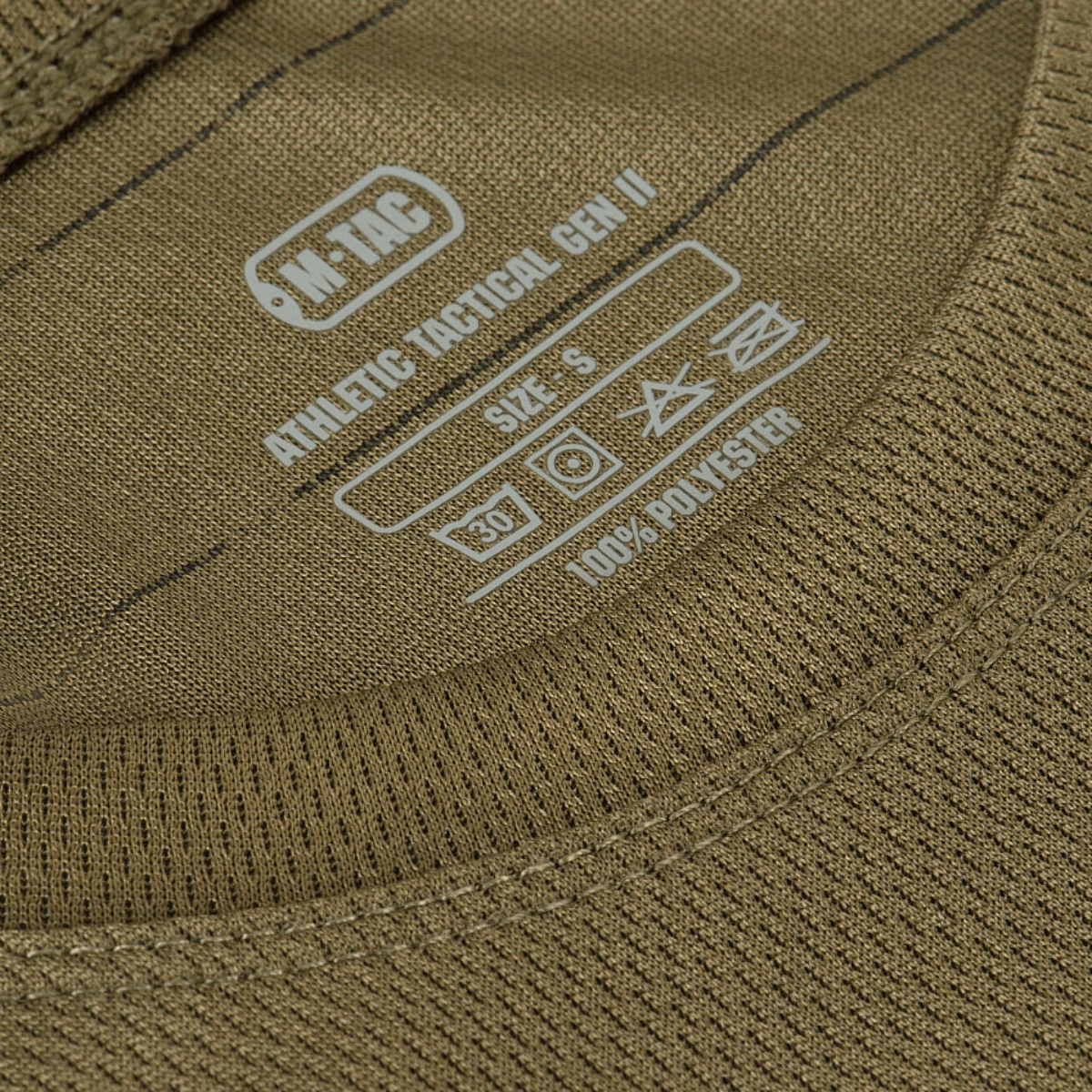 M-Tac Athletic Tactical Gen.II T-shirt – toiminnallinen t-paita koko small, valmistettu korkeateknisestä polyesterimateriaalista.
