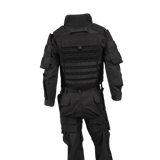Anorak Titanium® Tactical II - full set, musta pehmeä suojaliivi Level IIIA-suojauksella, suunniteltu poliisin erikoisjoukoille