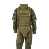 Anorak Niobium® Tactical II – full set, moniuhkainen pehmeä kehonpanssari suojaa ampuma-aseilta, veitsiltä ja teräaseilta.