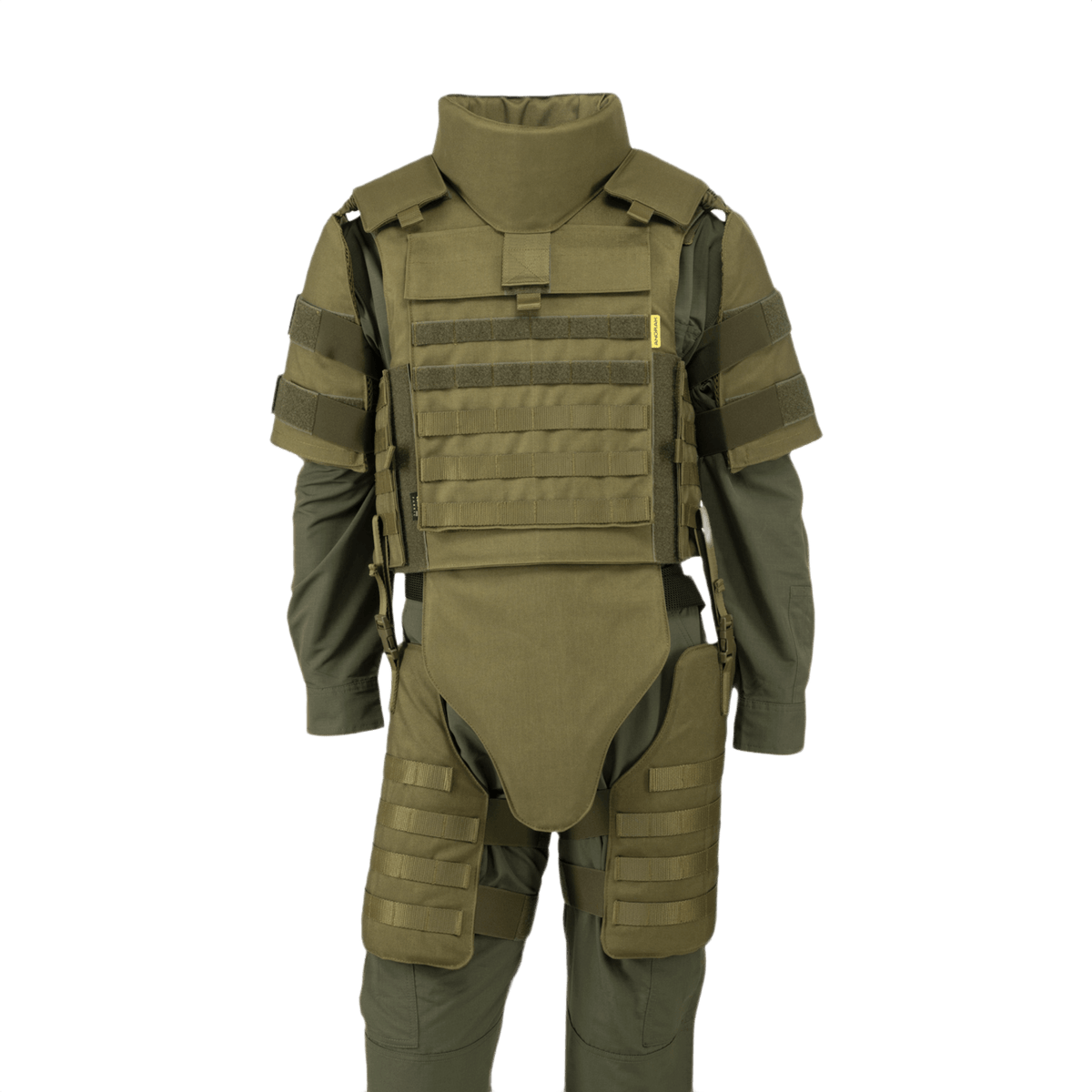Anorak Niobium® Tactical II – full set, moniuhkainen pehmeä kehonpanssari suojaa ampuma-aseilta, veitsiltä ja teräaseilta.