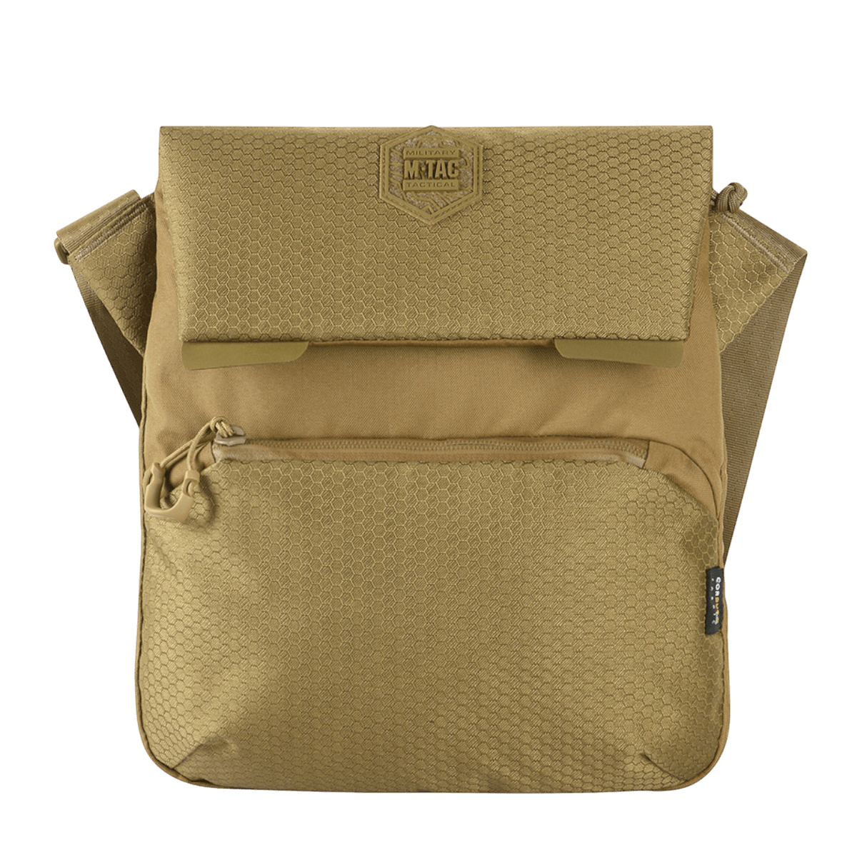 M-Tac Konvert Taske Elite Cordura 500D:llä, säädettävä olkahihna ja magnetventil, monikäyttöinen ja mukava.