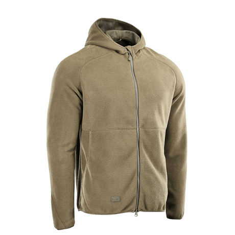 M-Tac Lite Microfleece Hættetrøje joustavasta ja hengittävästä mikrofleecestä, hupulla ja joustavilla reunoilla, ihanteellinen arkeen ja ulkoiluun.