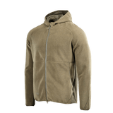 M-Tac Lite Microfleece Hættetrøje beigen värisessä mikrofleecessä, hupulla, suunniteltu mukavuuteen ja liikkumisvapauteen.