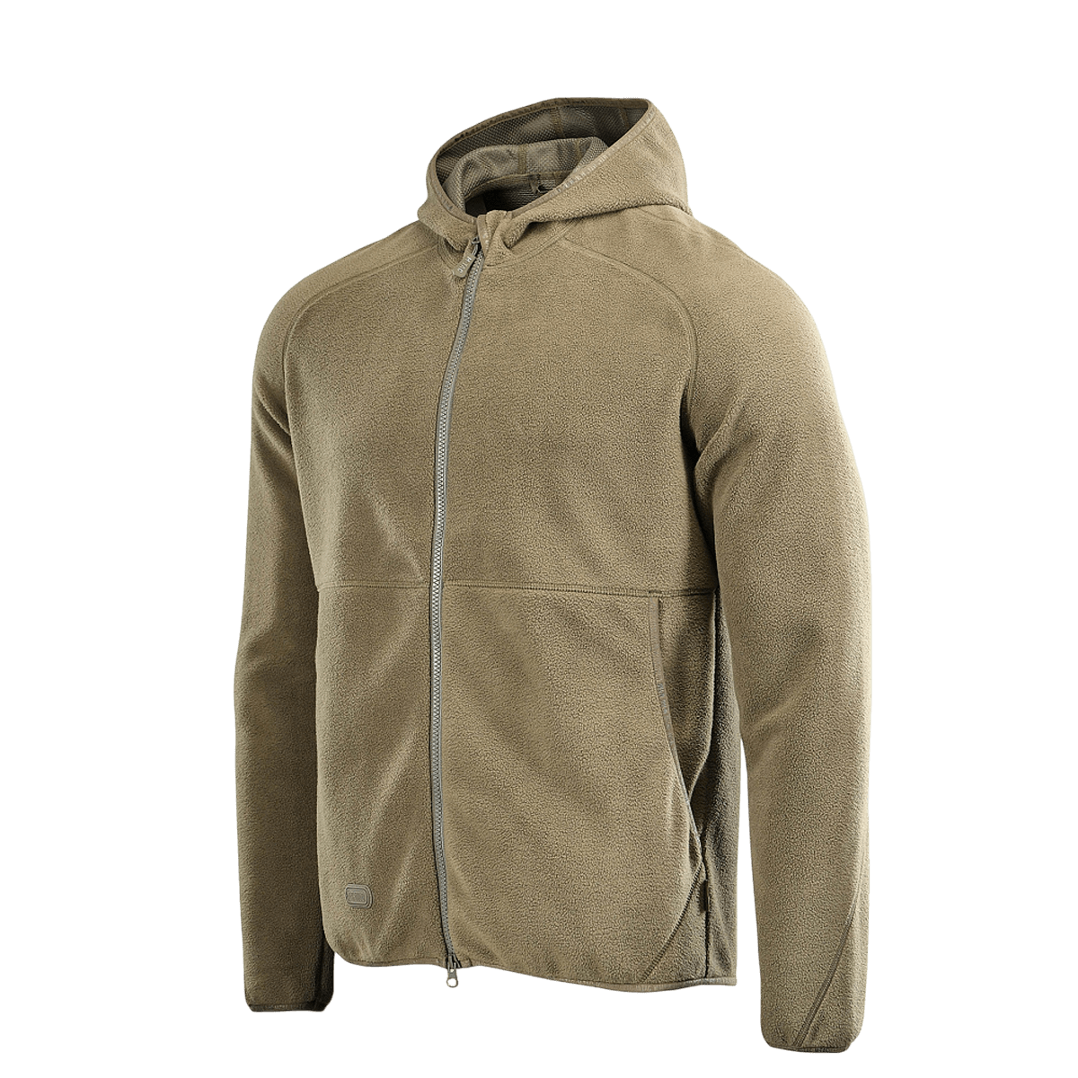 M-Tac Lite Microfleece Hættetrøje beigen värisessä mikrofleecessä, hupulla, suunniteltu mukavuuteen ja liikkumisvapauteen.