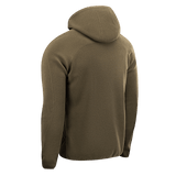 M-Tac Lite Microfleece Hættetrøje takakuva ruskeassa sävyssä, kevyt ja joustava mikrofleece, ihanteellinen harjoitteluun ja ulkoiluun.