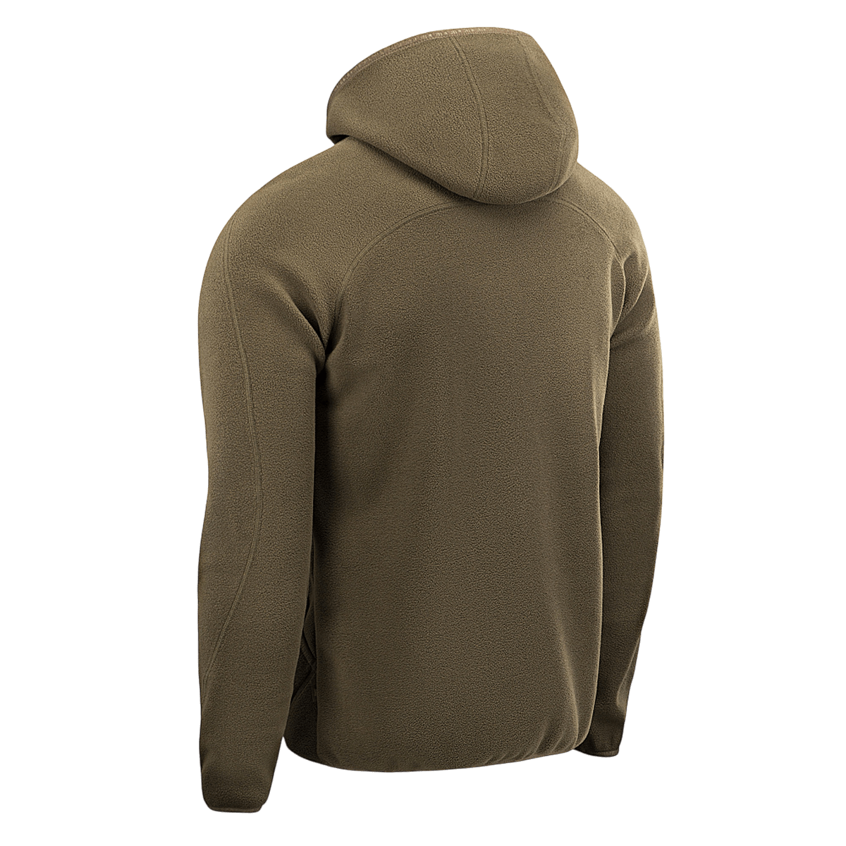 M-Tac Lite Microfleece Hættetrøje takakuva ruskeassa sävyssä, kevyt ja joustava mikrofleece, ihanteellinen harjoitteluun ja ulkoiluun.