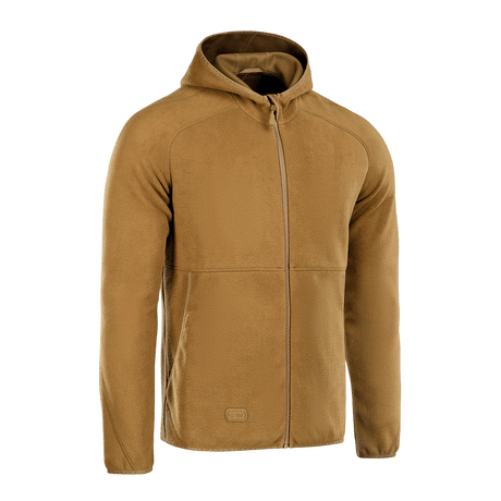 M-Tac Lite Microfleece Hættetrøje ruskeassa värissä, kevyt ja hengittävä joustavilla reunoilla, sopii päivittäiseen käyttöön ja ulkoiluun.