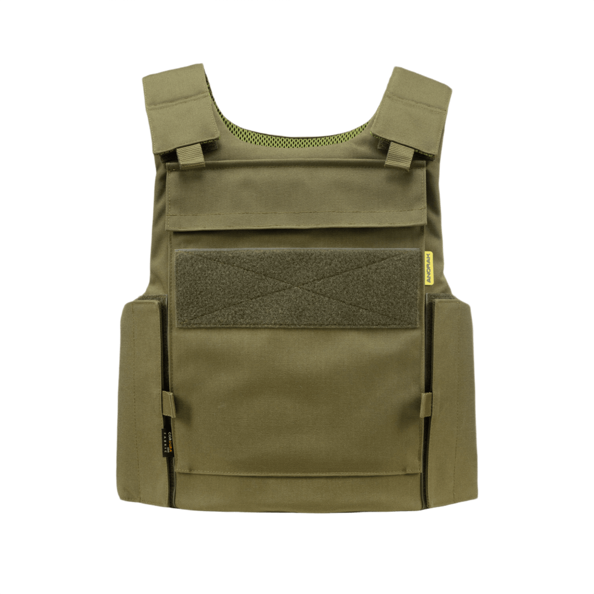 Anorak Duty IV Cover CORDURA®-materiaalista, suunniteltu poliiseille; ergonomiset ominaisuudet ja antibakteerisuus.