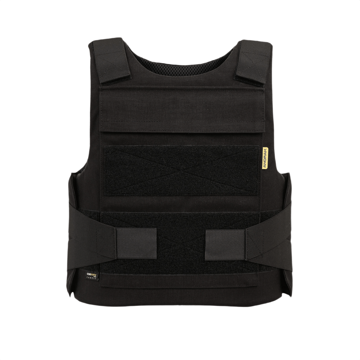 Anorak Duty I Cover musta suojatakki CORDURA®- ja Coolmax®-materiaaleilla optimaalista mukavuutta ja antibakteerisia ominaisuuksia varten.