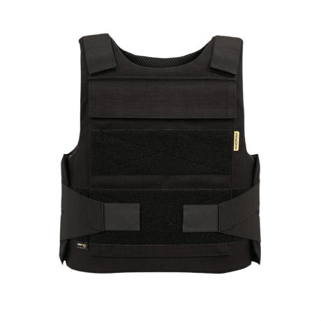 Anorak Duty I Cover musta suojatakki CORDURA®- ja Coolmax®-materiaaleilla optimaalista mukavuutta ja antibakteerisia ominaisuuksia varten.