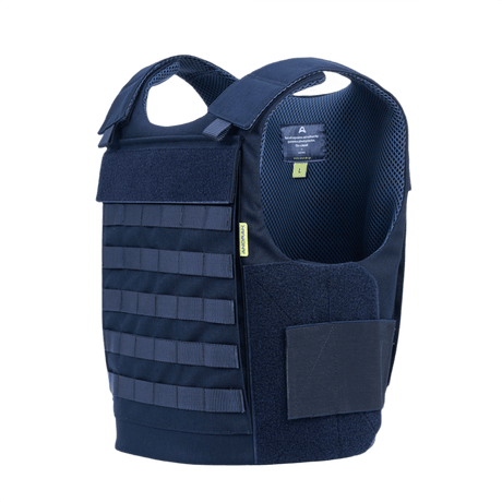 Anorak Duty III-M Cover poliiseille PALS-silmukoilla MOLLE-varustelokeroille, ergonomisesti suunniteltu mukavuutta ja liikkumisvapautta varten.