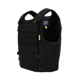 Musta Anorak Duty IV Cover ergonomisella muotoilulla, CORDURA® ja 3D SPACER Coolmax® fresh -materiaaleilla, ihanteellinen poliiseille ja aseistetulle henkilökunnalle.