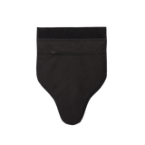 Anorak Niobium® Groin Protector I, musta moniuhkainen pehmeä haarasuojus tarrakiinnitysjärjestelmällä.