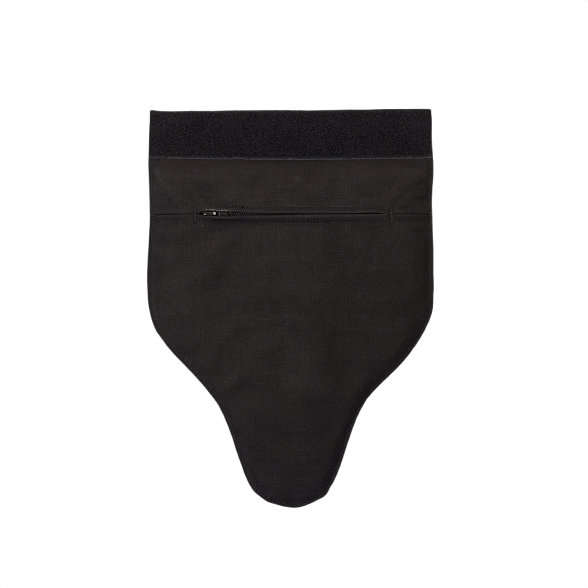Anorak Niobium® Groin Protector I, musta moniuhkainen pehmeä haarasuojus tarrakiinnitysjärjestelmällä.