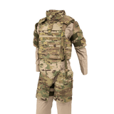 Anorak Niobium® Tactical II – full set MultiCam® pehmeä kehonpanssarijärjestelmä, moniuhkainen suojaus ja muokattavuus.
