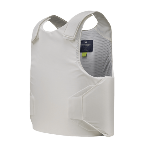 Anorak Concealable IV Cover valkoinen liivi, huomaamaton peitto erittäin ohuella, hengittävällä Dry Comfort XT® rip-stop -materiaalilla
