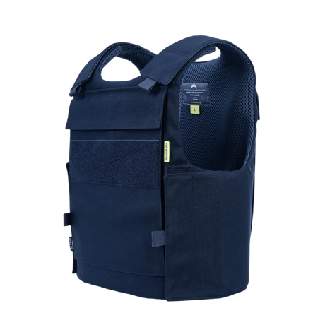 Anorak Rhodium® Duty IV pistos- ja luotisuojaliivi maksimaalisella Level IIIA -suojalla ja veitsisuojauksella, suunniteltu pitkäaikaiseen käyttöön