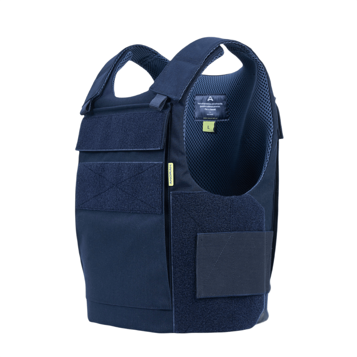 Anorak Rhodium® Duty III pistos- ja luotisuojaliivi – Level IIIA -suoja, suunniteltu veitsi- ja teräsuojausta varten, kestävä soft armor -liivi
