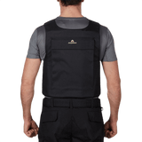 Takakuva Anorak Rhodium® Duty IV pistos- ja luodinsuojaliivistä, pehmeä suojarakenteinen maksimaaliseen suojaan sotilastandardin mukaisesti.
