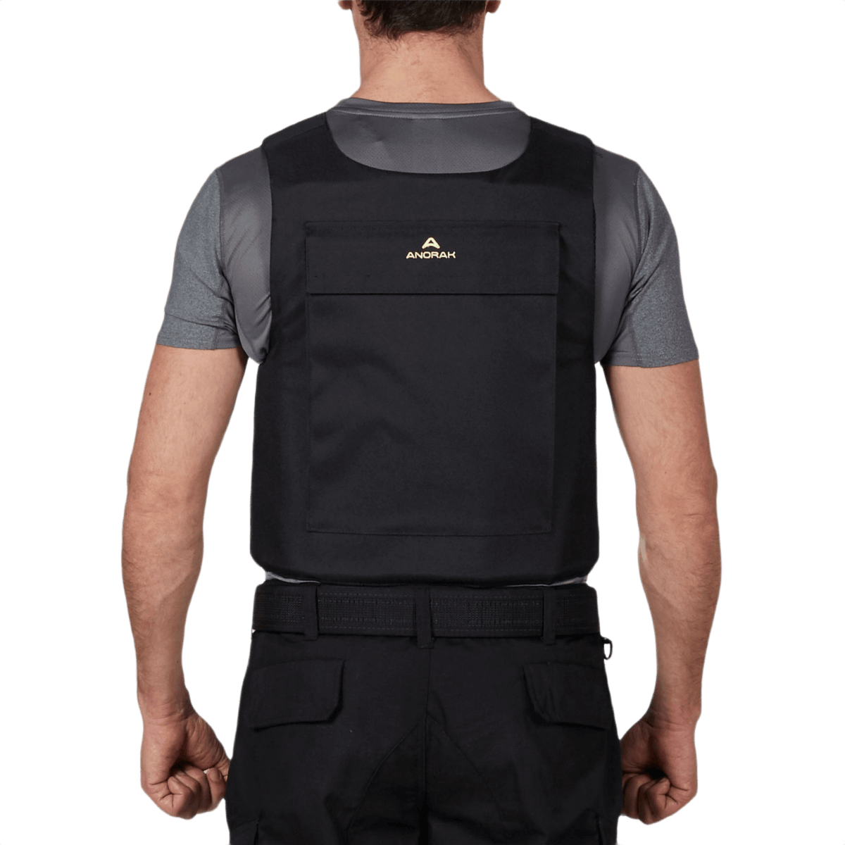 Takakuva Anorak Rhodium® Duty IV pistos- ja luodinsuojaliivistä, pehmeä suojarakenteinen maksimaaliseen suojaan sotilastandardin mukaisesti.