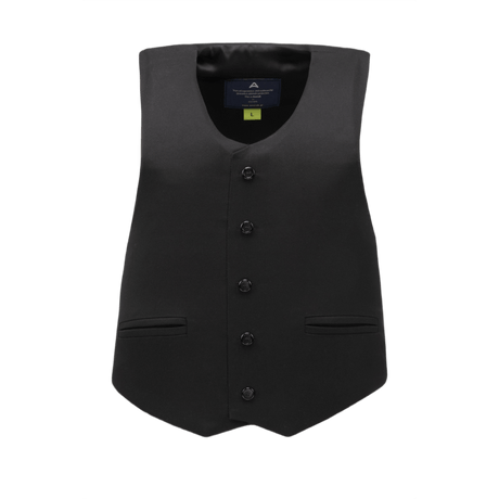 Anorak Rhodium® VIP I musta, suunniteltu huomaamattomaan ja laajaan kehon suojaan.