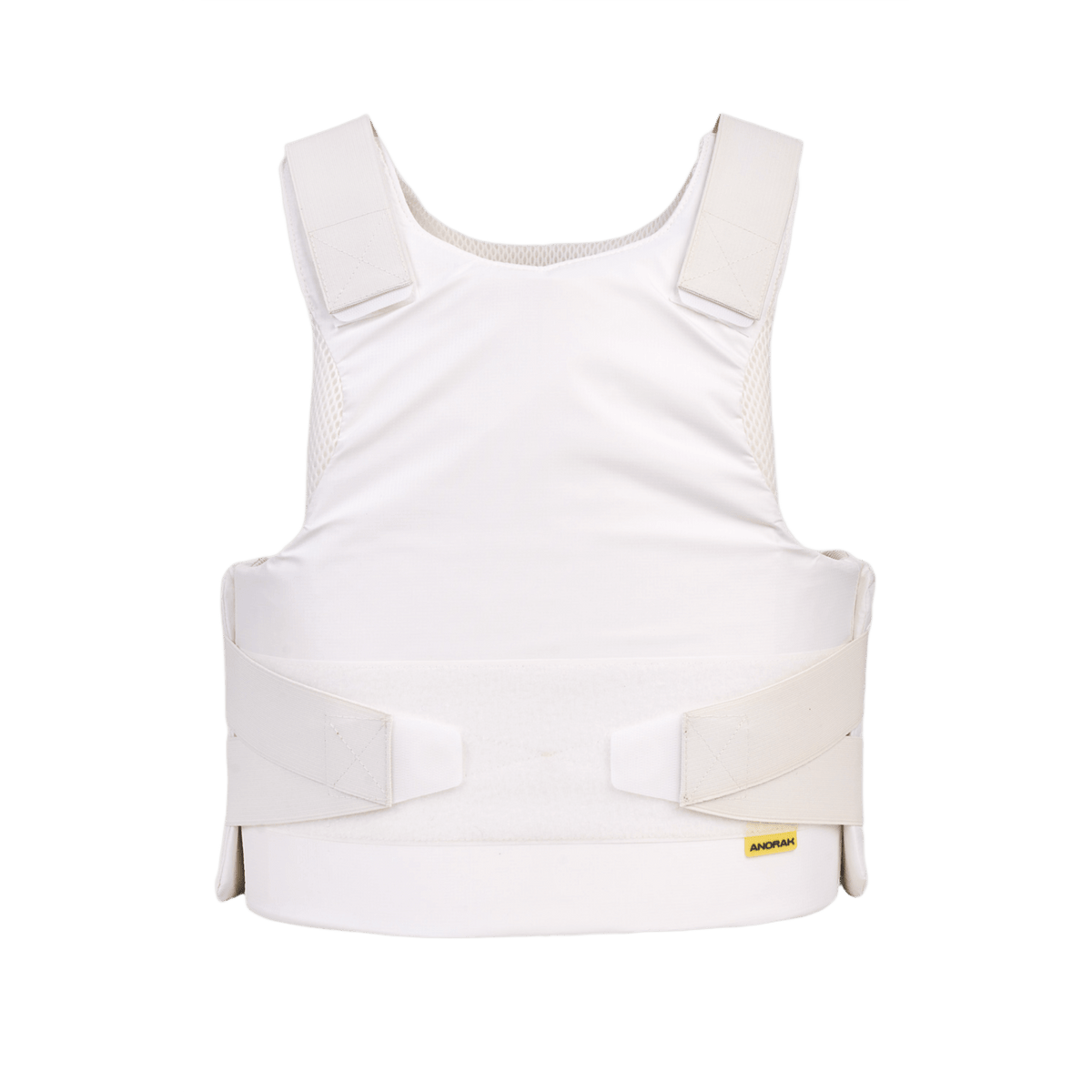 Anorak Concealable II Cover valkoinen, piilotettuun kantoon RIP-STOP Dry Comfort XT®:llä ja SPACER Coolmax®:lla maksimaaliseen suojaukseen.