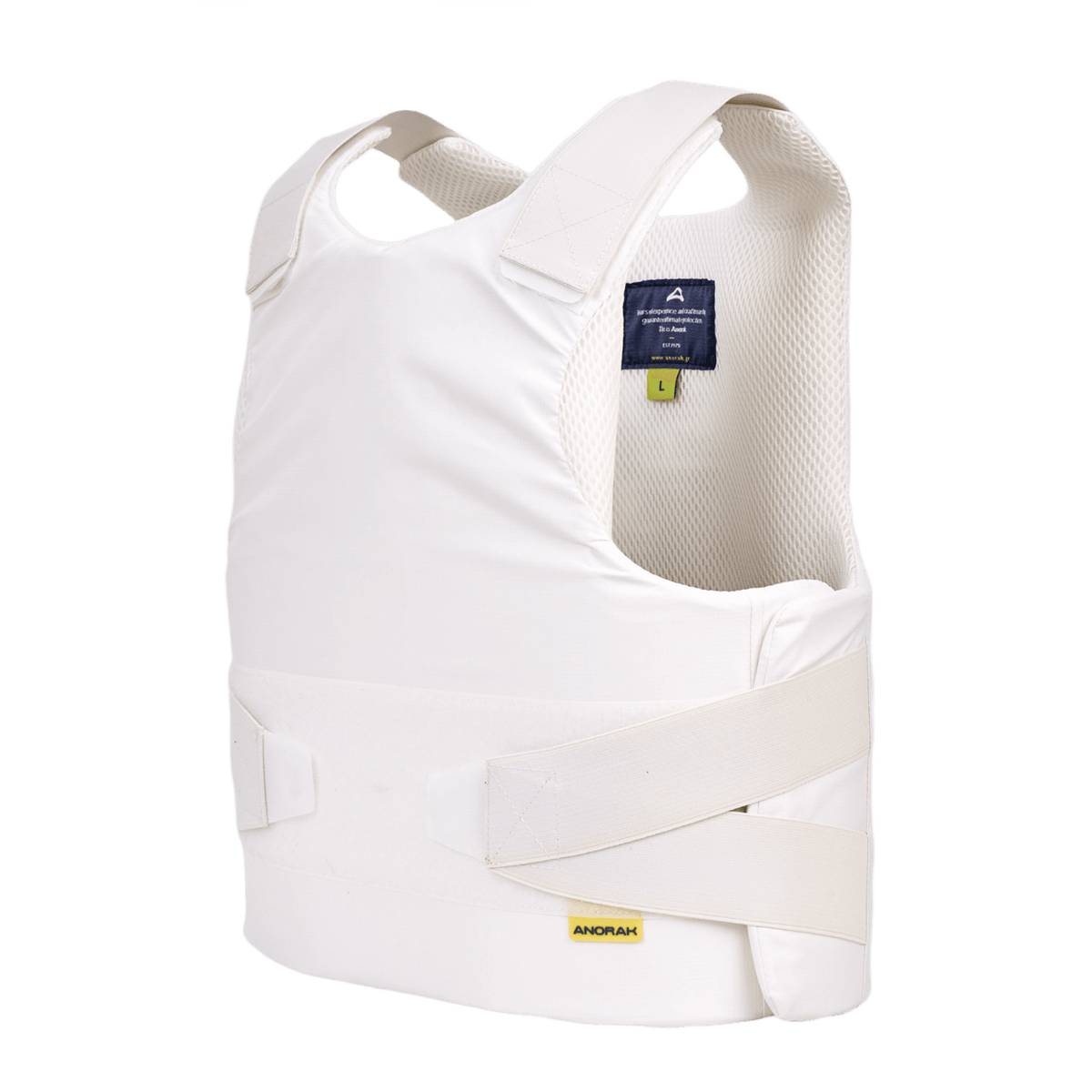 Anorak Concealable II Cover RIP-STOP Dry Comfort XT® -materiaalilla, nähtynä takaa, suunniteltu piilotettuun kantoon vaatetuksen alla.