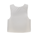 Anorak Concealable IV Cover valkoisesta, ultraohuesta rip-stop-kankaasta, suunniteltu diskreettiin peittoon ja mukavuuteen pitkäaikaisessa käytössä.