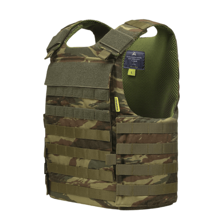 Anorak Tactical III Cover CORDURA®:lla ja 3D SPACER Coolmax® -vuorauksella maksimaaliseen kantokykyyn ja antibakteerisiin ominaisuuksiin, maastokuvioitu.